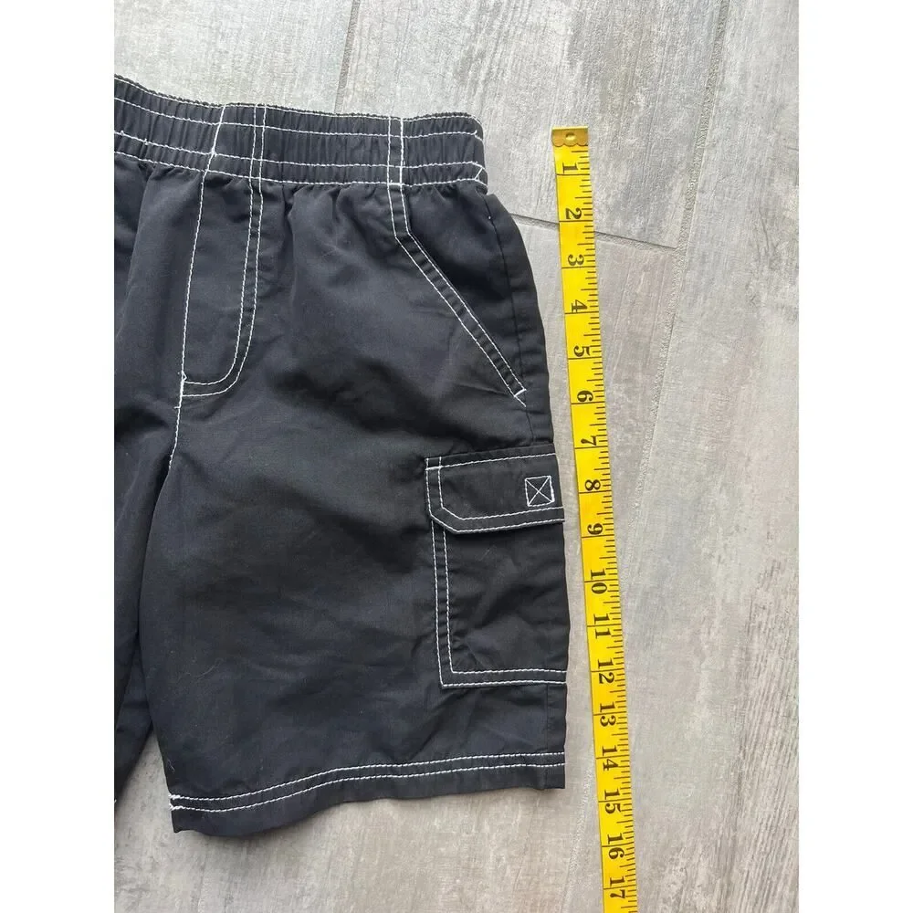 Okie Dokie Pull On Cargo Shorts Boys Kids Elastic Athletic Swim Surf Quick Dry 6